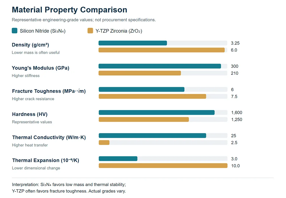 Material Property Comparison