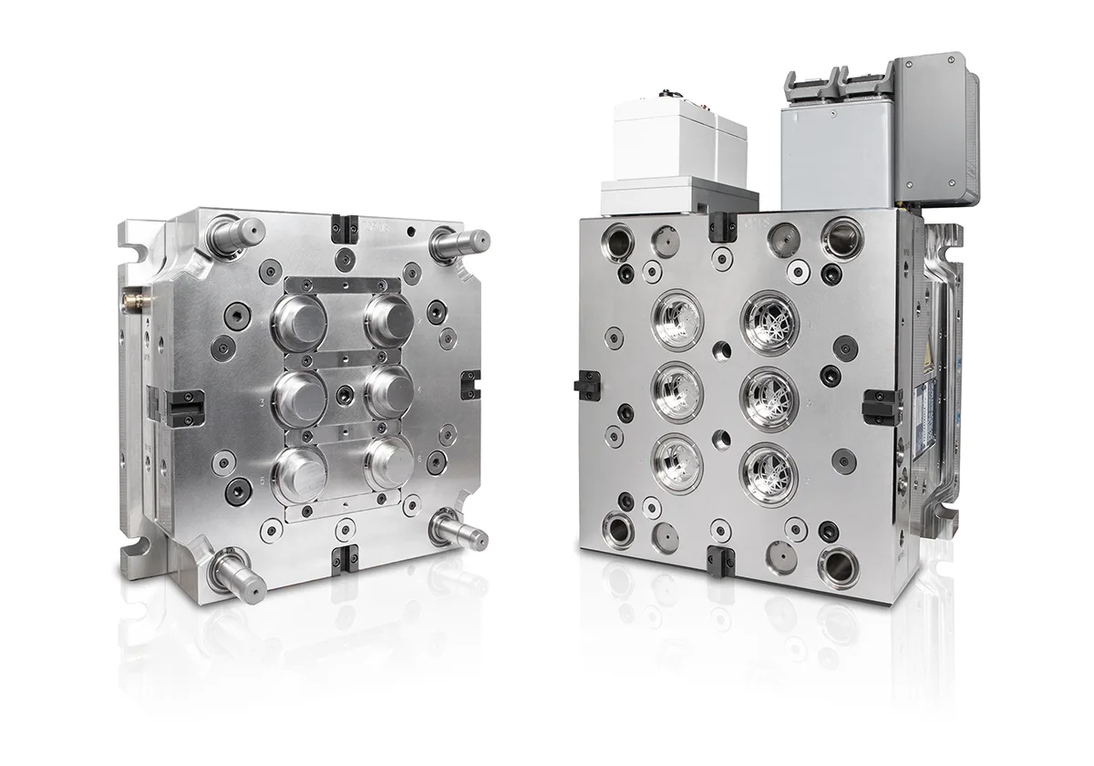 Metal injection mold tooling for complex metal injection molded components